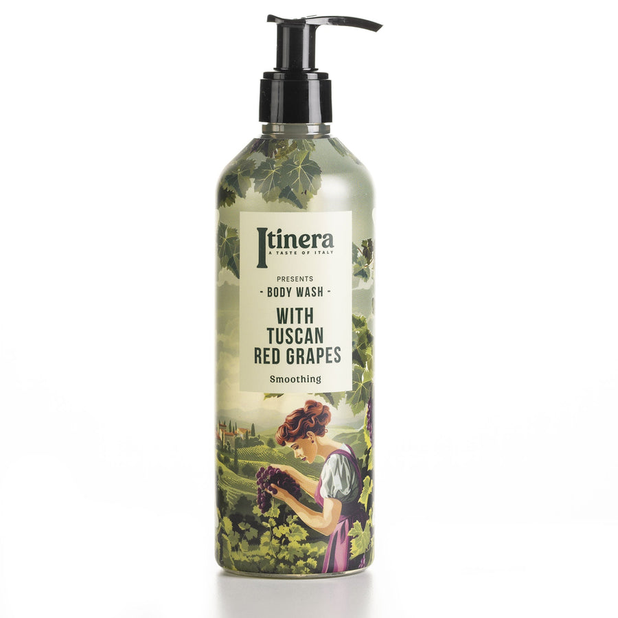 Itinera Duschgel mit roten toskanischen Trauben 370 ml