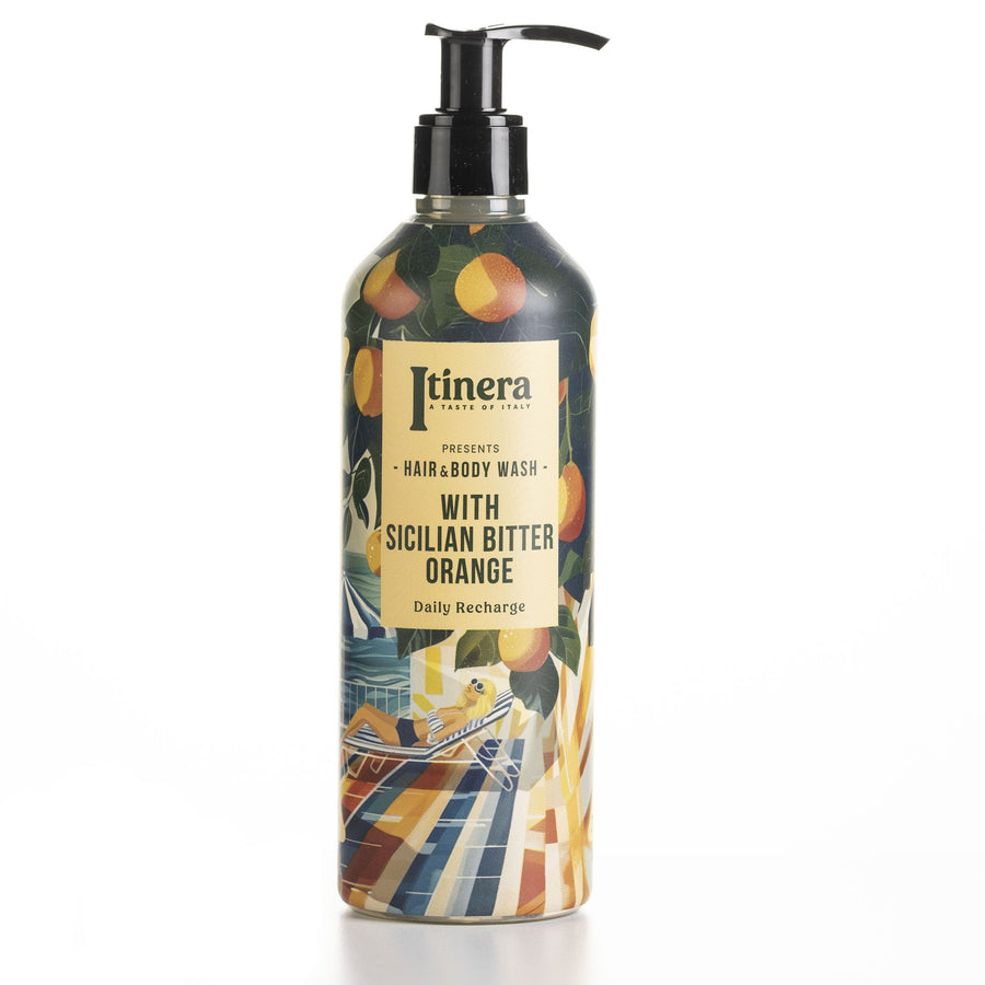 Itinera Duschgel und Shampoo mit sizilianischer Bitterorange